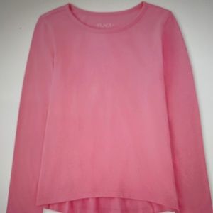 PINK GIRL'S KNIT TOP